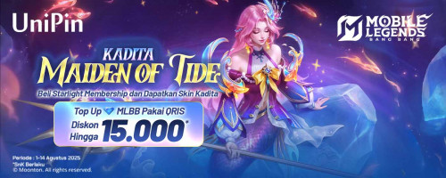 Beli Starlight Membership MLBB dan Miliki Skin Kadita! – Diskon 15Ribu Setiap Top Up Diamonds Pakai QRIS!